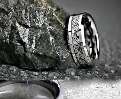 Celtic Tungsten Carbide Rings