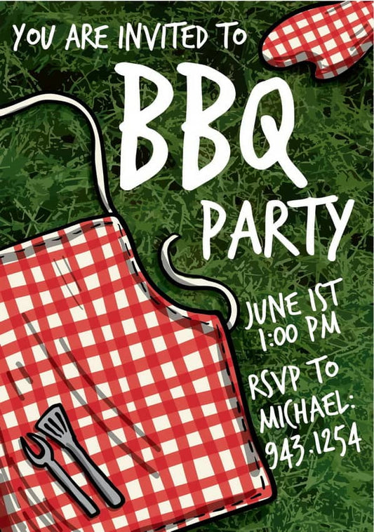 BBQ Party Invitation