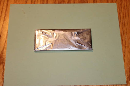 How to Wrap a Candy Bar in foil to prepare for a custom wrapper