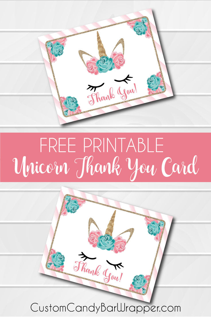 Free Printable Unicorn Thank You Cards – Announce It! free-printable-unicorn-thank-you-cards-announce-it