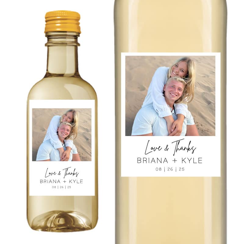 Photo Wedding Wine Labels