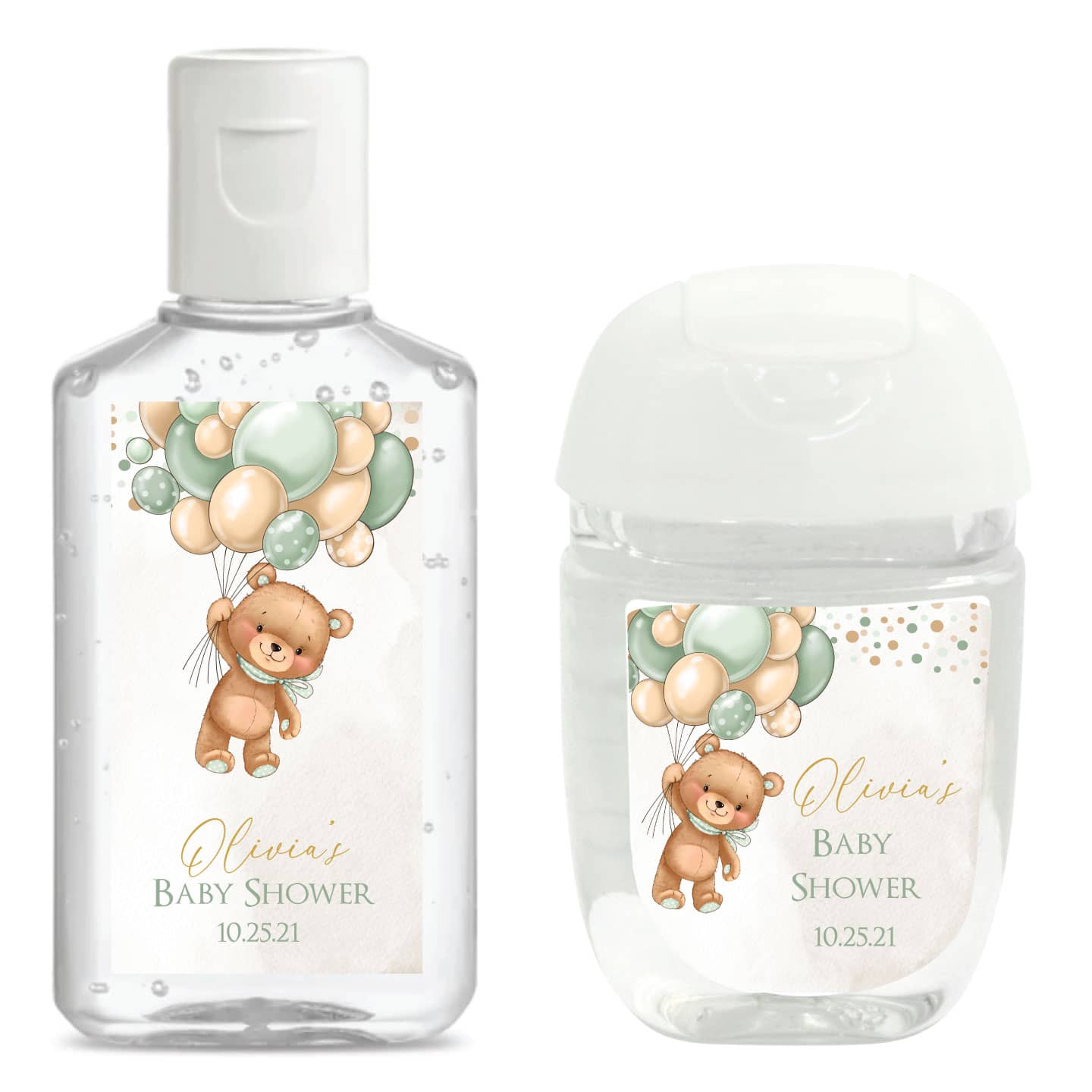 Teddy Bear Baby Shower Hand Sanitizer Labels - Announce It! teddy-bear-baby-shower-hand-sanitizer-labels-announce-it