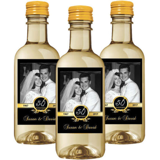 50th Anniversary Mini Wine Labels
