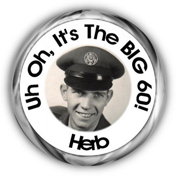 Uh Oh Photo Birthday Kisses Stickers