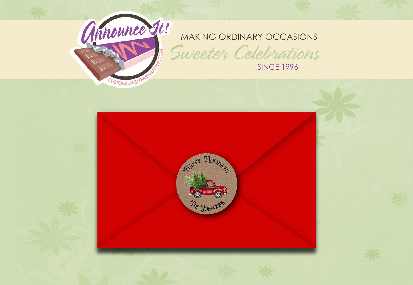 Christmas Envelope Seals