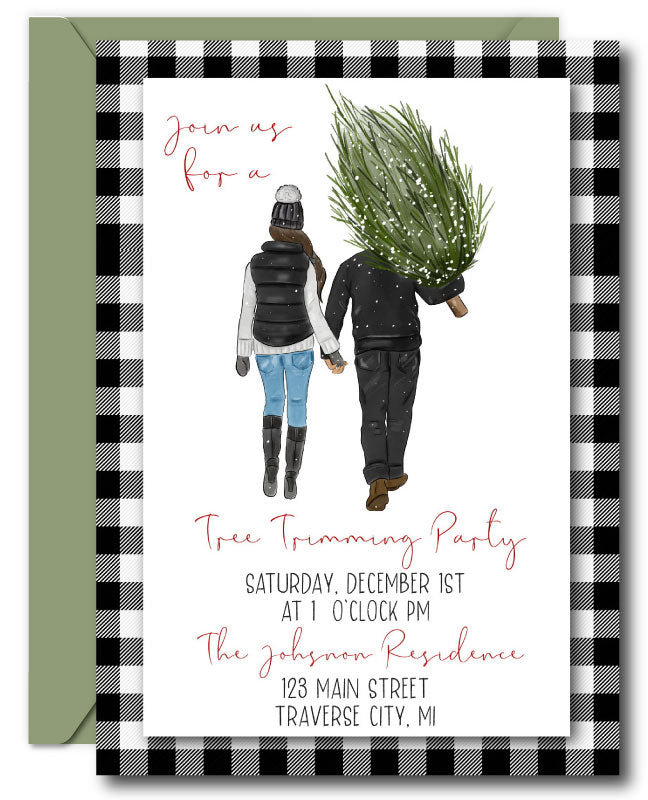 Tree Trimming Invitation