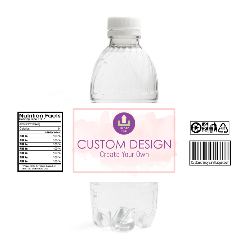 Custom Anniversary Water Bottle Labels