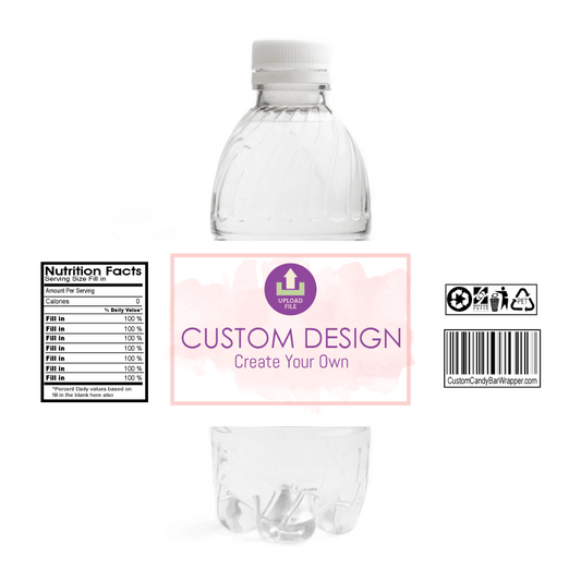 Custom Wedding Water Bottle Labels