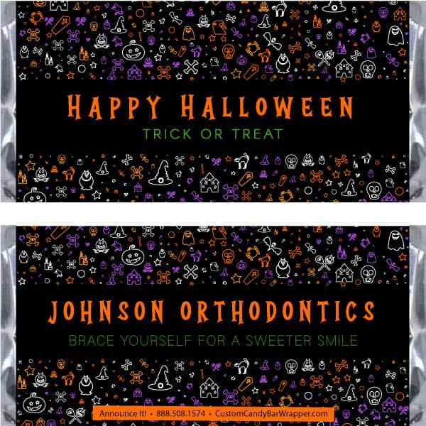 Cute Halloween Candy Bar Wrappers