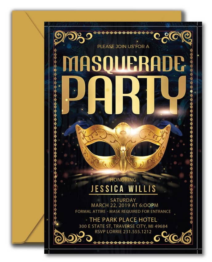 Masquerade Party Invitation - Announce It! masquerade-party-invitation-announce-it