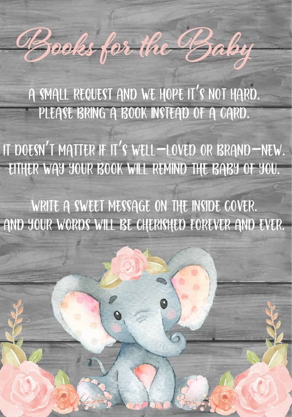 Pink Elephant Books for Baby