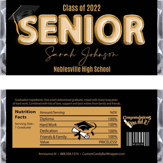 Senior Graduation Candy Bar Wrappers