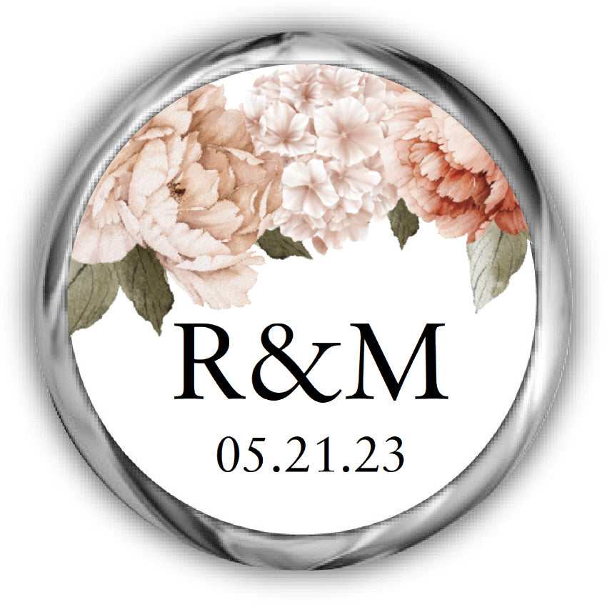 Romantic Wedding Kisses Stickers