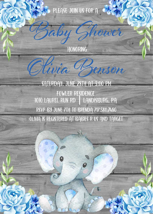 Elephant Themed Baby Shower Ideas