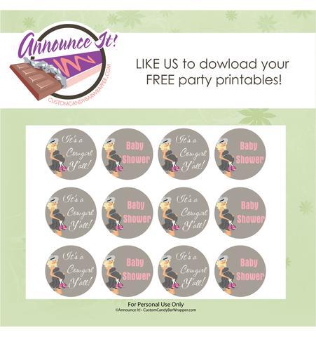 Free Printable – Cowgirl Baby Shower Download