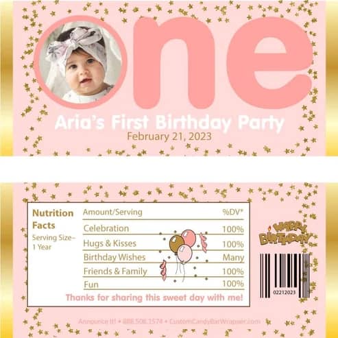 First Birthday Party Favors