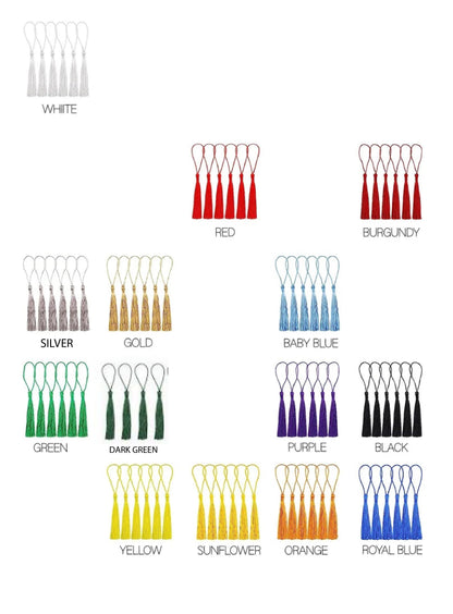 Color swatches of toothbrushes in various colors on a white background
