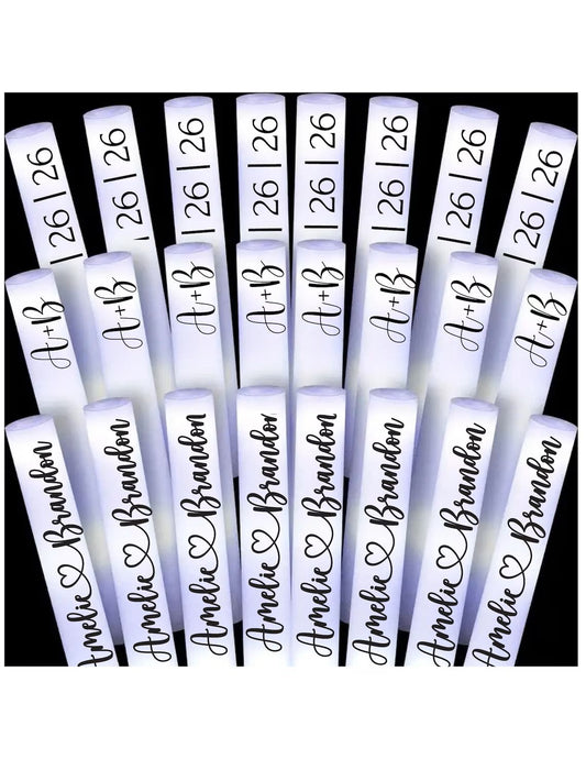 White Wedding Glow Stikcs