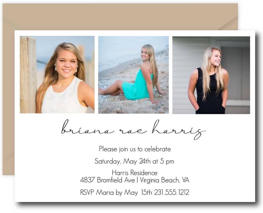 Photos Graduation Invitations