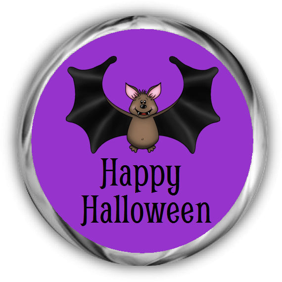 Bat Halloween Kisses Stickers