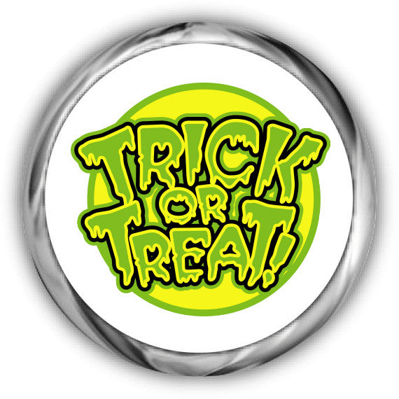 Trick or Treat Halloween Kisses Stickers