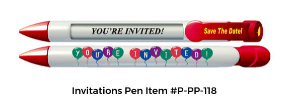Invitations Pen Item #P-PP-118