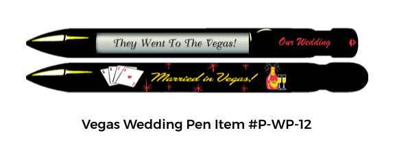 Vegas Wedding Pen Item #P-WP-12
