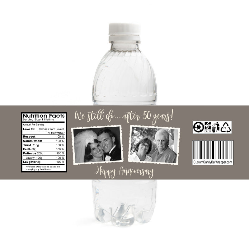 We Still Do Anniversary Water Bottle Labels