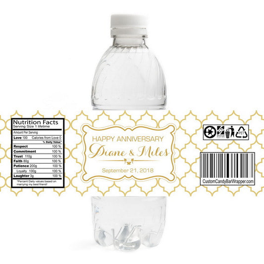 Moroccan Anniversary Bottle Labels