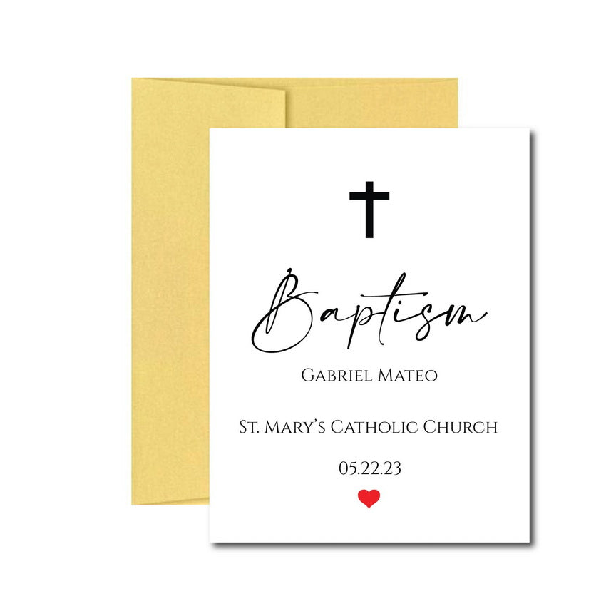 Baptism Card