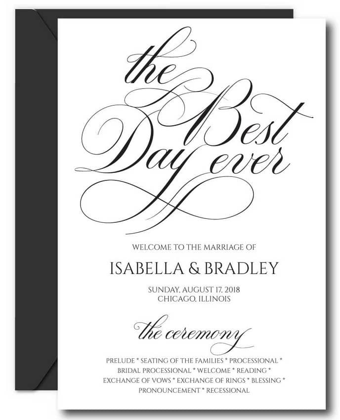 Best Day Ever Wedding Invitations