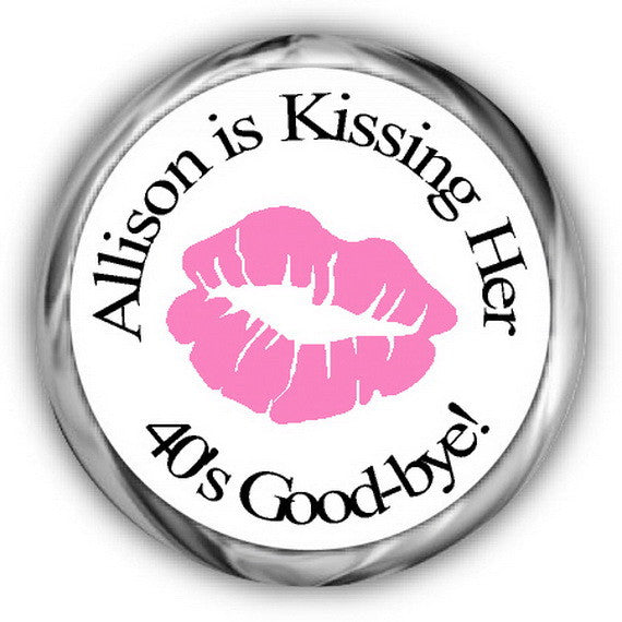 Kissing Lips Birthday Kisses Stickers