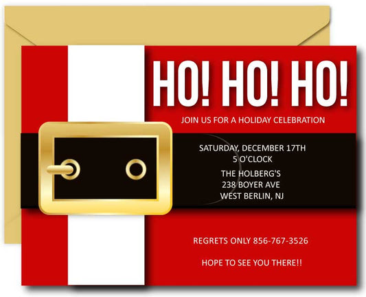 Santa Christmas Invitation