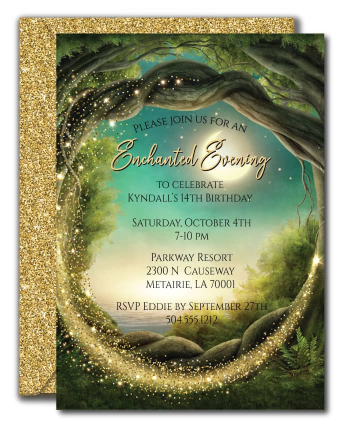 Enchanted Forest Invitation