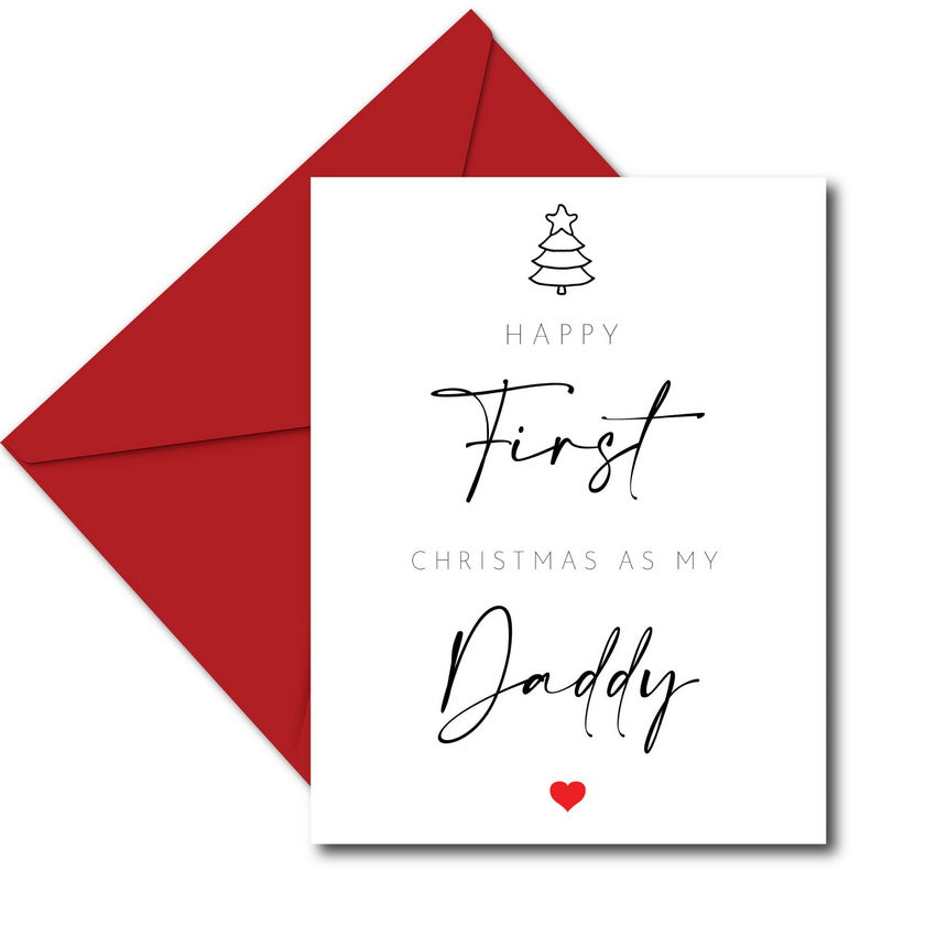 First Chirstmas Daddy Card