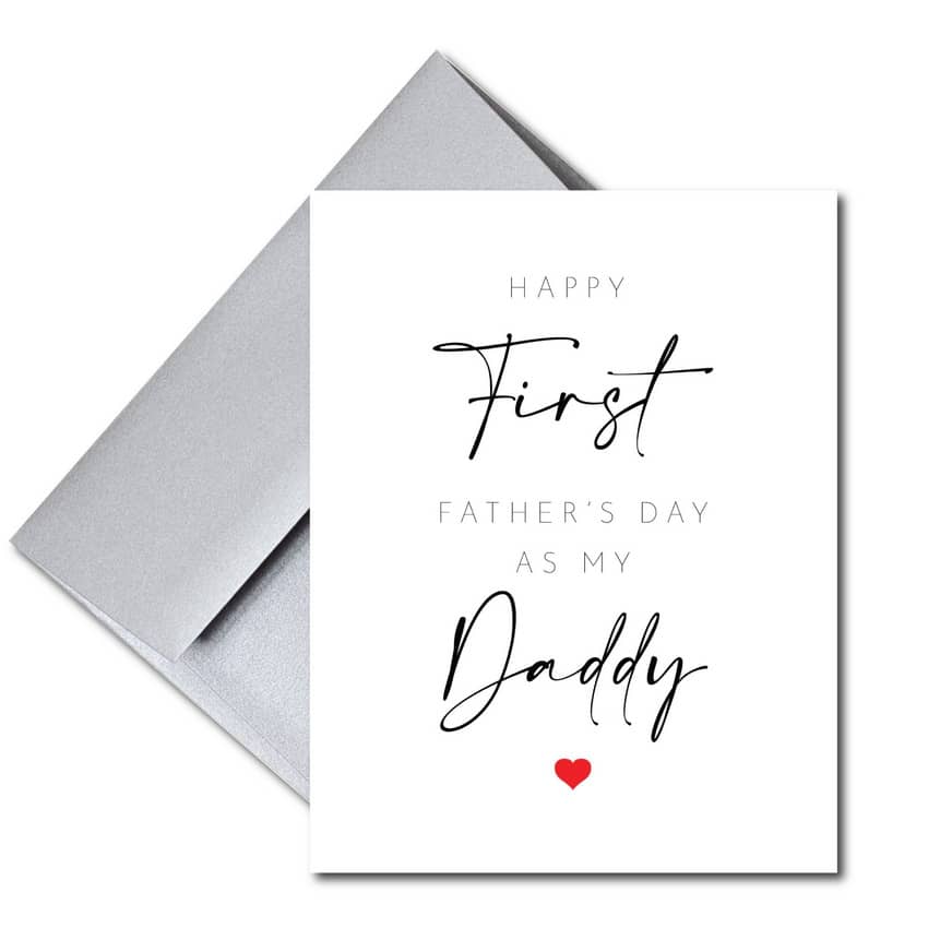 First Father's Day Card