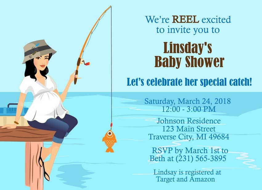 Fishing Baby Shower Invitation : Announce It!