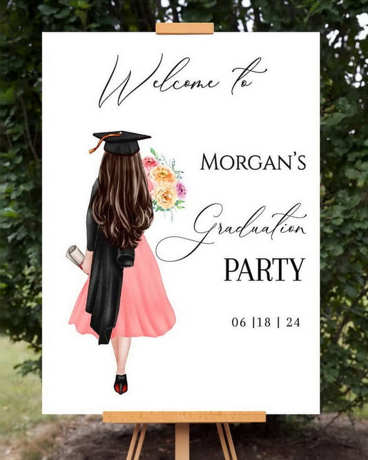 Modern Graduation Welcome Sign