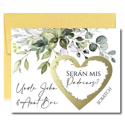 Will You Be My Godparent Scratch Off Cards