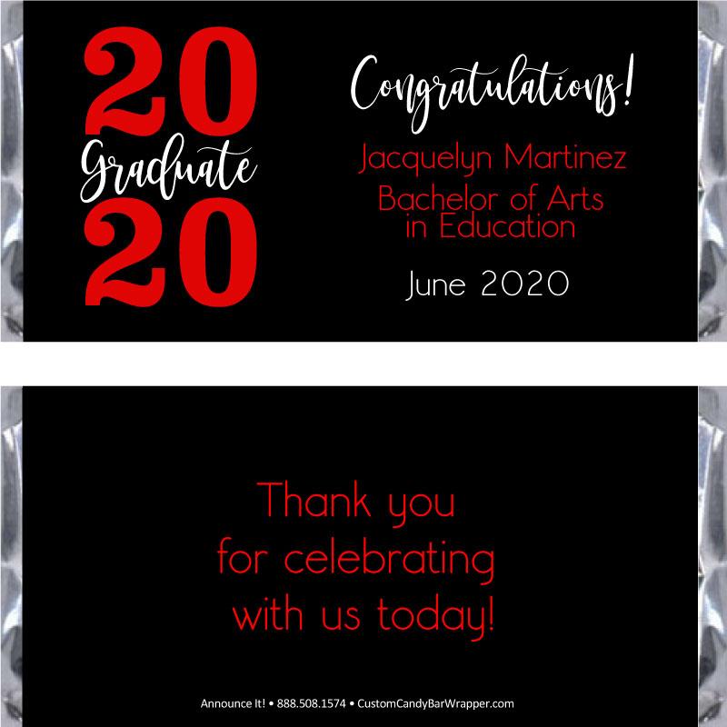 Simple Graduation Candy Bar Wrappers