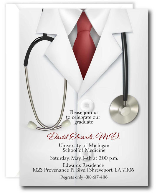 Doctor Graduation Invitation