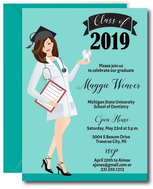 Dental School Graduation Invitation