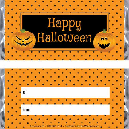 Dots Halloween Candy Bar Wrappers