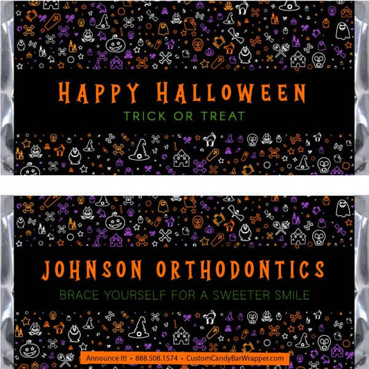 Cute Halloween Candy Bar Wrappers