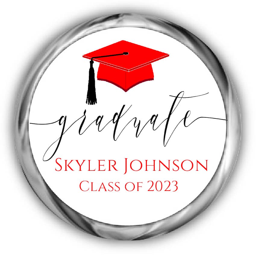 Hat Graduation Kisses Stickers