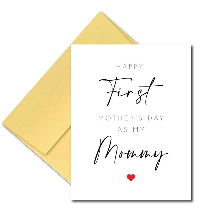 First Mother's Day Card