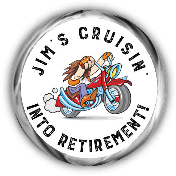 Motorcycle Retirement Kisses Sticker