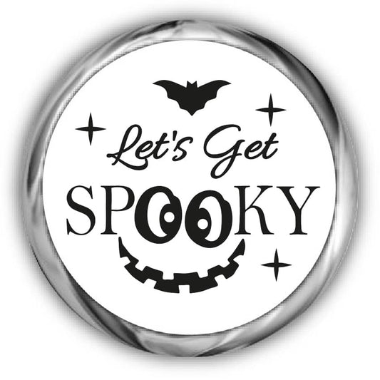Let's Get Spooky Halloween Kisses Stickers