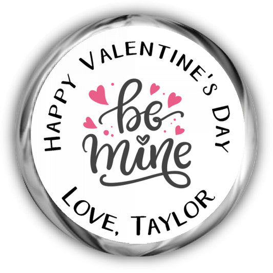 Be Mine Valentine's Day Kisses Stickers